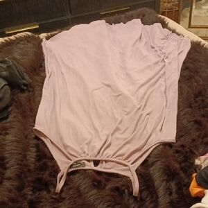 Women's Ribbed Top in Light Purple